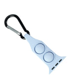 Maxbell Nurse Carabiner Silicone Band Strap Fits for iWatch Sky Blue 42 or 44mm