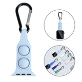 Maxbell Nurse Carabiner Silicone Band Strap Fits for iWatch Sky Blue 42 or 44mm