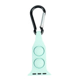 Maxbell Nurse Carabiner Silicone Band Strap Fits for iWatch Light Green 42 44mm