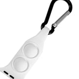 Maxbell Nurse Carabiner Silicone Band Strap Fits for iWatch White 38 or 40mm