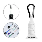 Maxbell Nurse Carabiner Silicone Band Strap Fits for iWatch White 38 or 40mm
