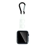 Maxbell Nurse Carabiner Silicone Band Strap Fits for iWatch White 42 or 44mm