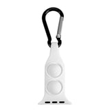 Maxbell Nurse Carabiner Silicone Band Strap Fits for iWatch White 42 or 44mm