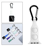 Maxbell Nurse Carabiner Silicone Band Strap Fits for iWatch White 42 or 44mm