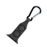 Maxbell Nurse Carabiner Silicone Band Strap Fits for iWatch Black 38 or 40mm