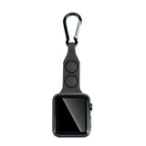 Maxbell Nurse Carabiner Silicone Band Strap Fits for iWatch Black 42 or 44mm
