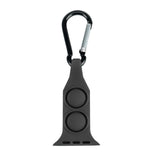 Maxbell Nurse Carabiner Silicone Band Strap Fits for iWatch Black 42 or 44mm