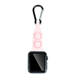 Maxbell Nurse Carabiner Silicone Band Strap Fits for iWatch Pink 38 or 40mm