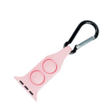 Maxbell Nurse Carabiner Silicone Band Strap Fits for iWatch Pink 38 or 40mm