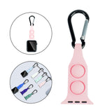 Maxbell Nurse Carabiner Silicone Band Strap Fits for iWatch Pink 38 or 40mm