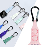 Maxbell Nurse Carabiner Silicone Band Strap Fits for iWatch Pink 38 or 40mm