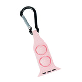 Maxbell Nurse Carabiner Silicone Band Strap Fits for iWatch Pink 42 or 44mm