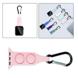 Maxbell Nurse Carabiner Silicone Band Strap Fits for iWatch Pink 42 or 44mm