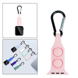 Maxbell Nurse Carabiner Silicone Band Strap Fits for iWatch Pink 42 or 44mm