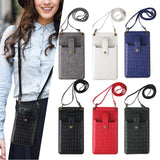 Women Small Crossbody Cell Phone Bag Case Shoulder Bag Pouch Purse Red