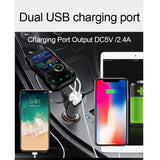 Maxbell Car FM Transmitter Radio 5V Car MP3 Player 2 Port USB Charge for Phone