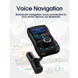 Maxbell Car FM Transmitter Radio 5V Car MP3 Player 2 Port USB Charge for Phone