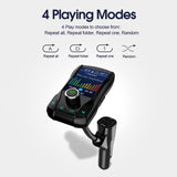 Maxbell Car FM Transmitter Radio 5V Car MP3 Player 2 Port USB Charge for Phone