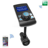 Maxbell LCD FM Transmitter Car MP3 Player Support TF Card for Phone w/Mic AUX Port