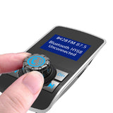 Maxbell LCD FM Transmitter Car MP3 Player Support TF Card for Phone w/Mic AUX Port