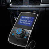 Maxbell LCD FM Transmitter Car MP3 Player Support TF Card for Phone w/Mic AUX Port
