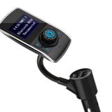 Maxbell LCD FM Transmitter Car MP3 Player Support TF Card for Phone w/Mic AUX Port