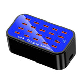 Maxbell Multiple USB Fast Charging Station Organizer 20-Port for Smartphones UK