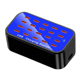 Maxbell Multiple USB Fast Charging Station Organizer 20-Port for Smartphones UK