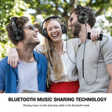 Maxbell A70 DJ Bluetooth Headphone Wireless Headsets for Studio Monitor Black
