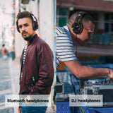 Maxbell A70 DJ Bluetooth Headphone Wireless Headsets for Studio Monitor Black
