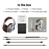 Maxbell A70 DJ Bluetooth Headphone Wireless Headsets for Studio Monitor Black