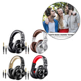 Maxbell A70 DJ Bluetooth Headphone Wireless Headsets for Studio Monitor Black