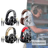 Maxbell A70 DJ Bluetooth Headphone Wireless Headsets for Studio Monitor Black