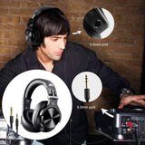 Maxbell A70 DJ Bluetooth Headphone Wireless Headsets for Studio Monitor Black