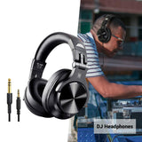 Maxbell A70 DJ Bluetooth Headphone Wireless Headsets for Studio Monitor Black