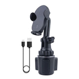 Maxbell Qi 15W Car Charger Mount for iPhone 3-6.8Inch Mobile Phones Dashboard GPS