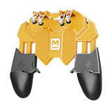 Maxbell Six Finger Mobile Phone Game Controller Gamepad Joystick  Yellow Black B