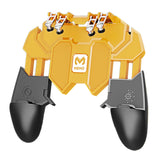 Maxbell Six Finger Mobile Phone Game Controller Gamepad Joystick  Yellow Black B