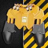 Maxbell Six Finger Mobile Phone Game Controller Gamepad Joystick  Yellow Black B