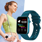 Maxbell Touch Smart Watch Bluetooth Sleep Tracking Digital Smartwatch for Men Women Blue