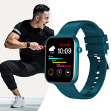 Maxbell Touch Smart Watch Bluetooth Sleep Tracking Digital Smartwatch for Men Women Blue