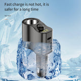 Maxbell Car Charger Adapter FM Transmitter Cigarette Lighter with Digital Display