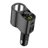Maxbell Car Charger Adapter FM Transmitter Cigarette Lighter with Digital Display