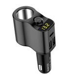 Maxbell Car Charger Adapter FM Transmitter Cigarette Lighter with Digital Display