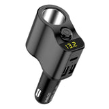 Maxbell Car Charger Adapter FM Transmitter Cigarette Lighter with Digital Display