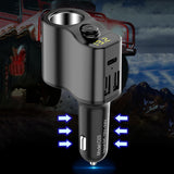 Maxbell Car Charger Adapter FM Transmitter Cigarette Lighter with Digital Display
