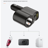 Maxbell Car Charger Adapter FM Transmitter Cigarette Lighter with Digital Display