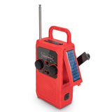 Maxbell Emergency Solar Hand Crank Radio Portable Power Bank USB Charger SOS Alarm