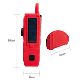 Maxbell Emergency Solar Hand Crank Radio Portable Power Bank USB Charger SOS Alarm