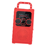 Maxbell Emergency Solar Hand Crank Radio Portable Power Bank USB Charger SOS Alarm